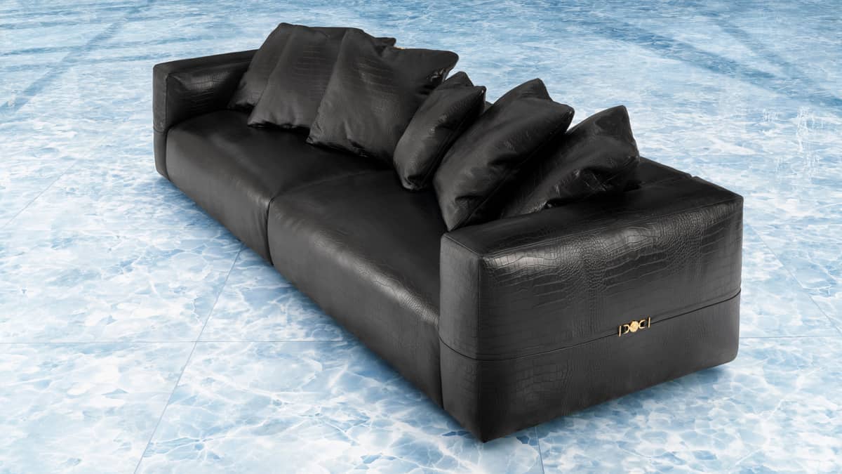 Medusa 95 sectional sofa.
